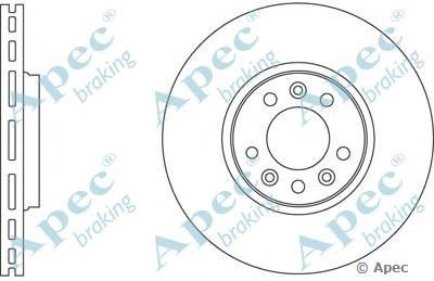 APEC BRAKING dsk2611 -  Тормозной диск